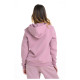 Target Γυναικεία ζακέτα Hood Print Fleece Hoodie ''Vibes''